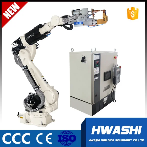 Hwashi 165kg Heavy Duty Spot Welding Robot With C Type And X Type Welding Gun Buy 165kg Spot