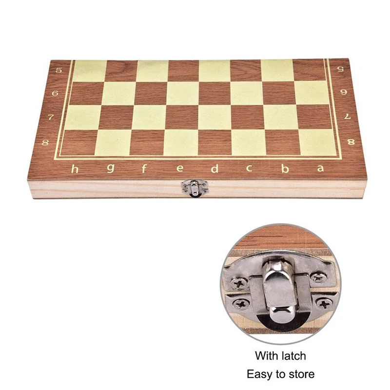

Manufacturer online Selling Wooden International Chess games Set For Sale Chess Pieces Set, Brown