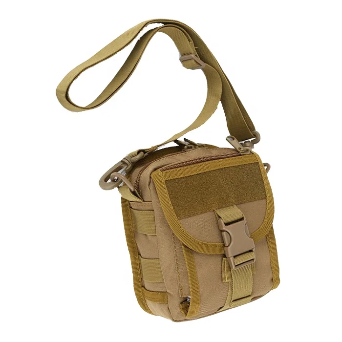 

Outdoor Waterproof Canvas Crossbody Bag Eco Friendly Tactical Sling Shoulder Sports Bag, Multi-colors