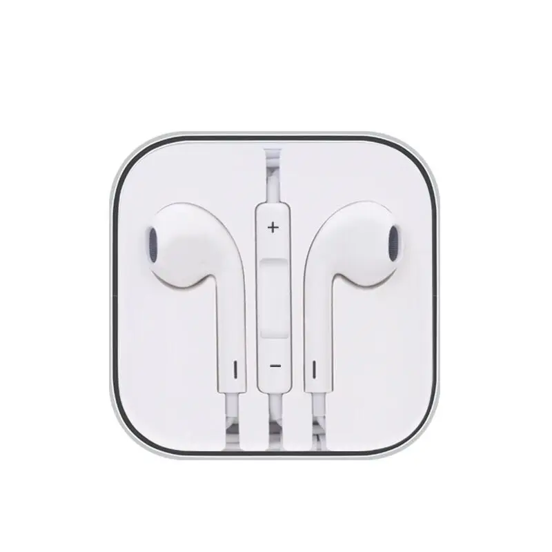 

AA High quality in ear earbuds with mic for apple headphone 3.5mm earphones for iphone 5/5s/6/6s