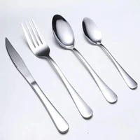 

Stainless Steel Hotel Flatware Dinnerware Set Customized Color Stainless Steel Cutlery Set