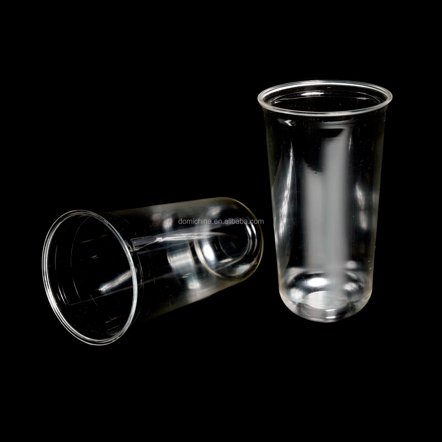 Transparent 500ml Custom Party Disposable Plastic 16 Oz Pla 100