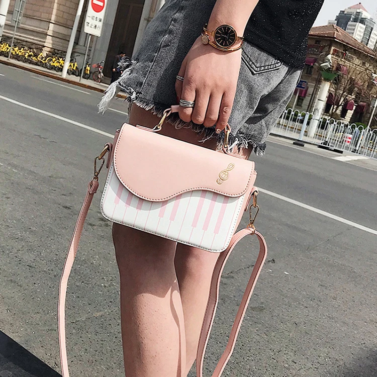 

Pink 2020 Trend Pu Leather Big Large Purse Handbag Messenger Woman Crossbody Bag