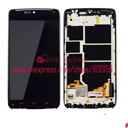 

LCD Screen For Motorola For Moto XT1225 Droid Turbo XT1254 LCD Display Touch Screen Digitizer and Frame Full Set, Black