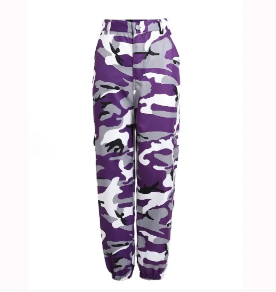 

Fashion Sports Women Denim camouflage overalls Casual Pants