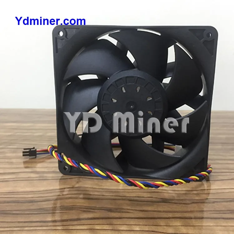 Wholesales Delta 120mm DC 12V 5200RPM 252CFM For Bitcoin Miner Powerful Server Case cooling Fan ,Antminer fans