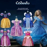 

Online baby costume kids even gowns Christmas Party Cosplay dress up Normal frock Princess Baby Girl Dress party