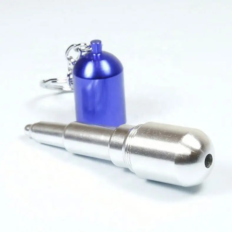 

Hot Sale Mini Length 63MM Metal Pill Capsule Pipe Filter Cigarette Holder, Picture