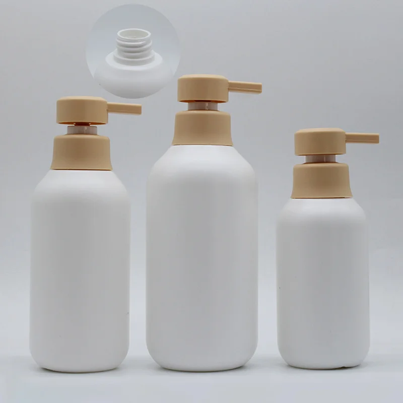 

Foam shampoo and shower gel bottle customized color white pump bottles