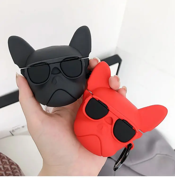 

2021 Fashion Custom Cute Cartoon Dogs Silicone Earphone Case Cover for Airpods 3 1 2 Pro for airpod gen 3