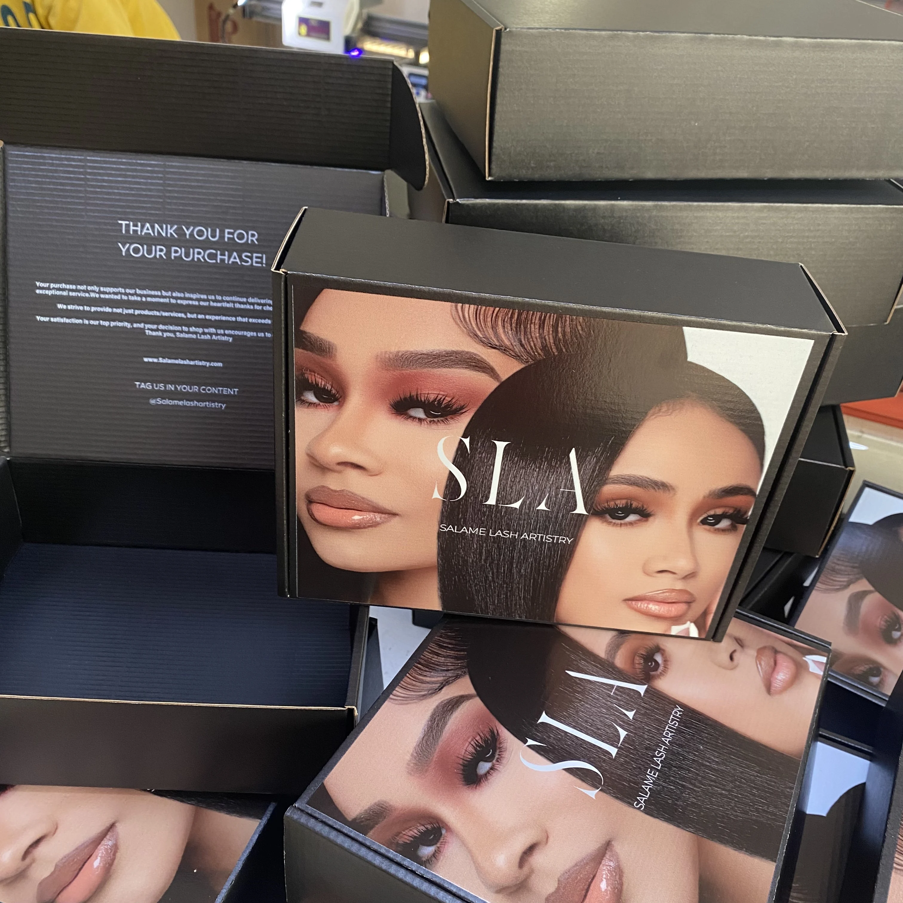 Custom Logo Black Color Cosmetic Corrugated Packaging Mailer Box Shipping Box Paper Box With Quality Assurance