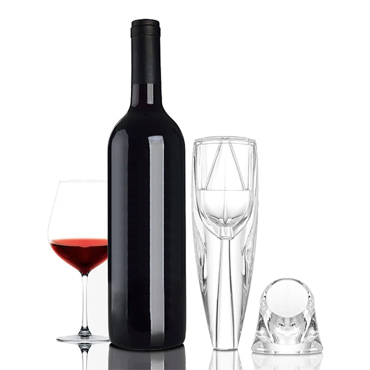 

Custom decanter umbrella Red Wine Aerator and luxury wine decanter Magic wine decanter sale with filter, Transparent color