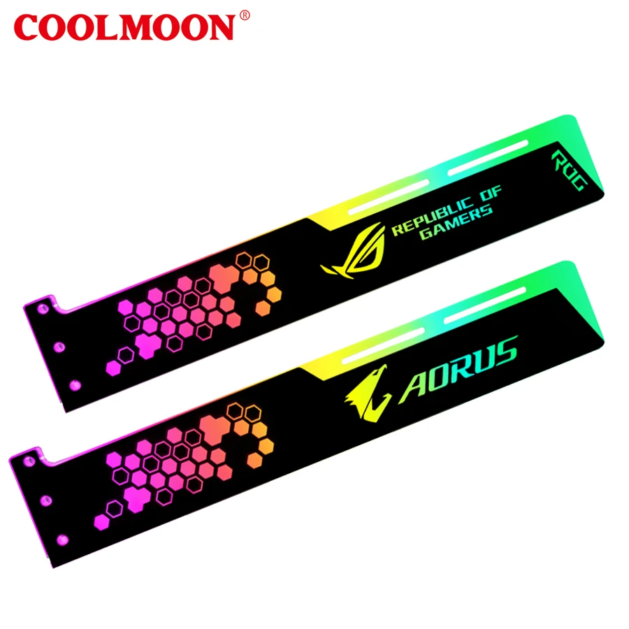 

DIY GPU Holder, VDG graphics card support bracket RGB lighting can support customized LOGO