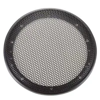 

Factory direct sell 3.5/4/5/6.5/10/6*9 inch speaker cover decorative circle metal mesh grille black