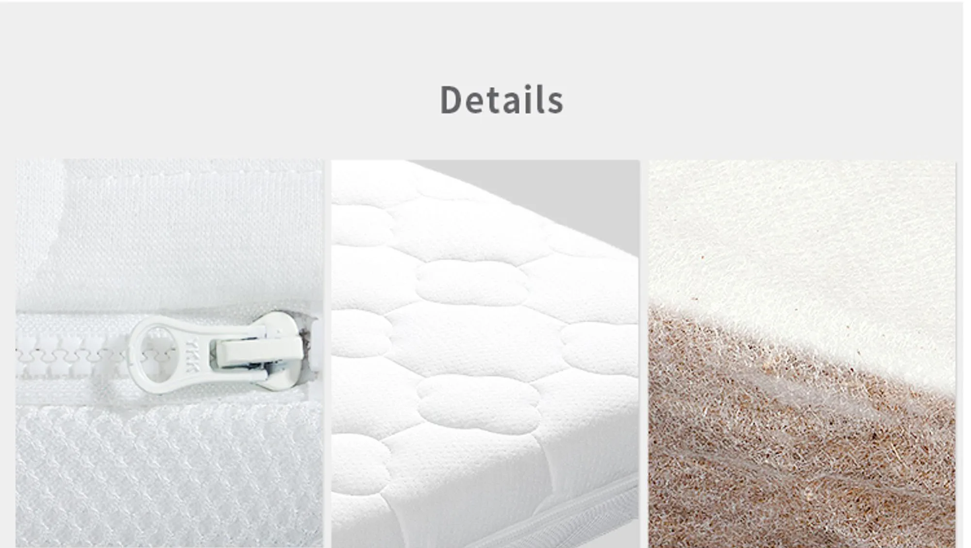 Small Size Coconut Baby Waterproof Bed Pad Washable Foam Memory Spring