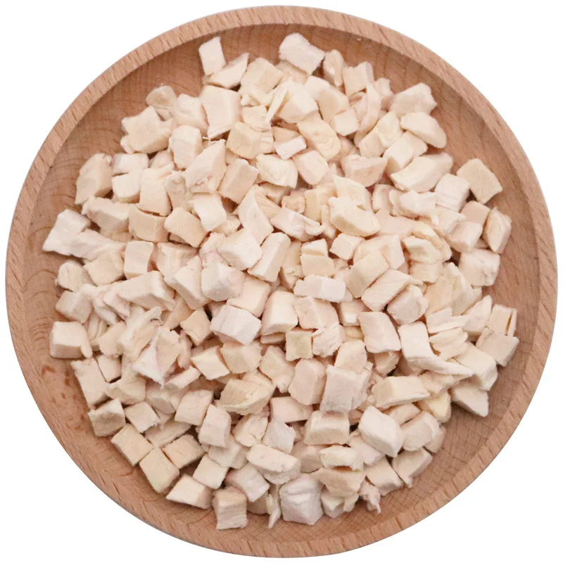

500g Healthy Pet Snacks Freeze Dried Chicken Cubes Dog Treats Cat Food, As picture