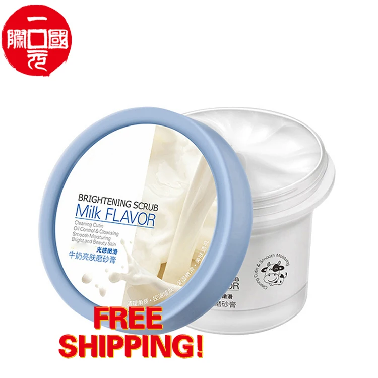 

Smoothing Milk Brightening Natural Scrub Skin Whiten Scrub Body Scrub