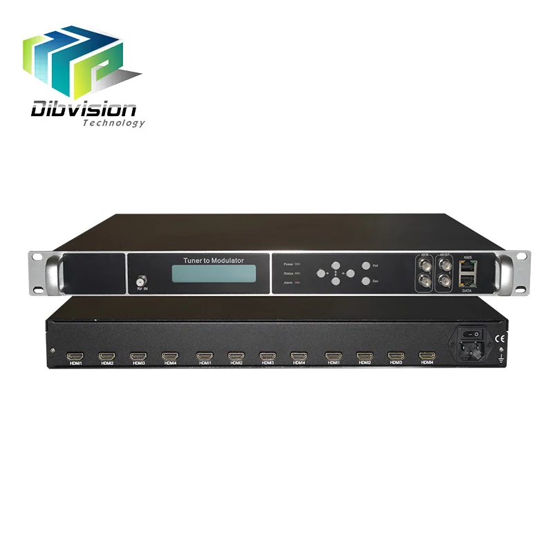

12 CHS Full HD to isdb-t modulator 4 carrier non-adjacent/IP/ASI out