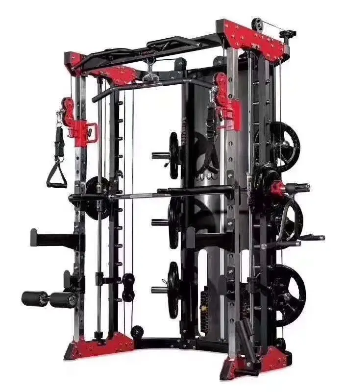 

Gym equipment body building multi-functional traine Smith machine home gym for sale OEM made in China, Customized