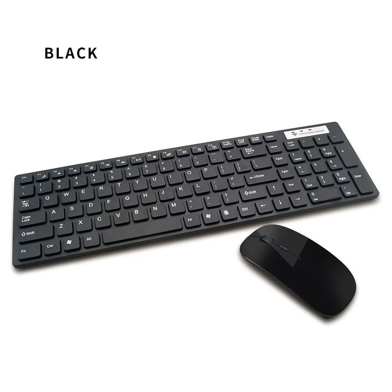 

2021 Trending Product Mute Free sample wireless keyboard and mouse combo one handed keyboard and mouse, Black,white,pink,blue