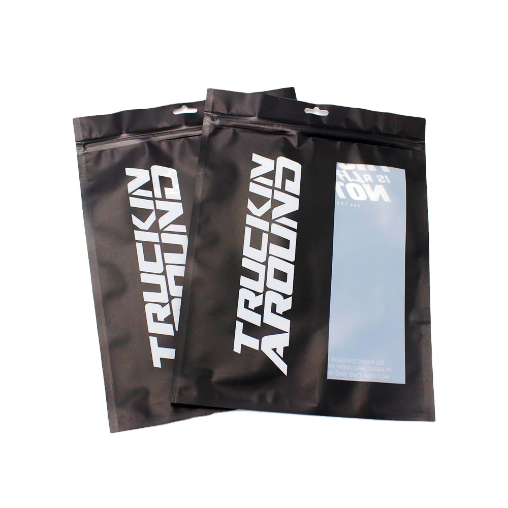 

Fitness Clothing zipper shirt packaging plastic bag stand up doypack