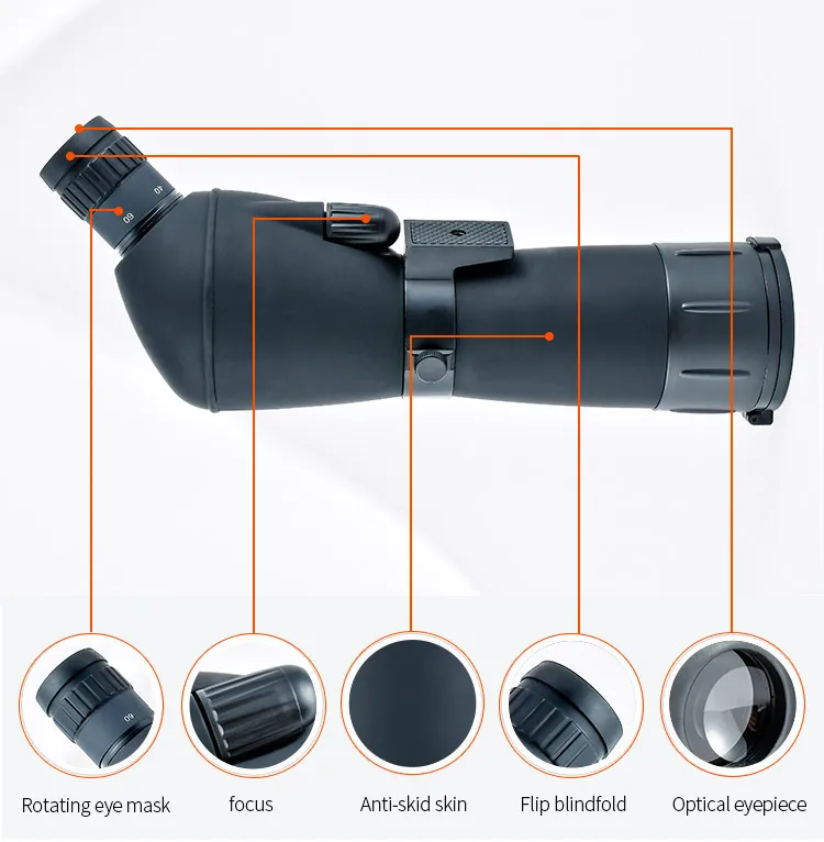 Bsci Certified 2060x60mm Outdoor Monocular Telescopes Spotting Scope