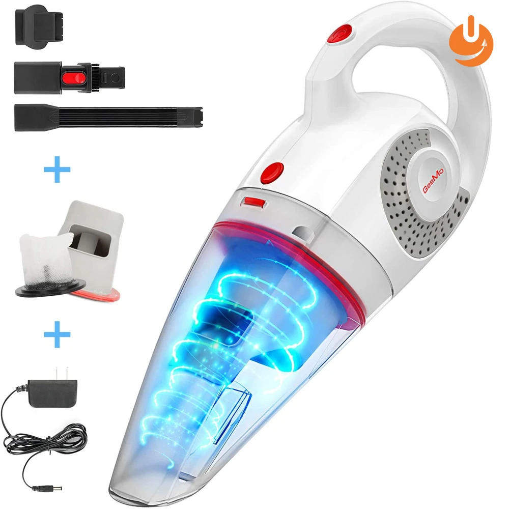 

Super light handheld home sofa desktop vacuum cleaner cordless vacuum cleaner sofa vacuum cleaner, White red grey