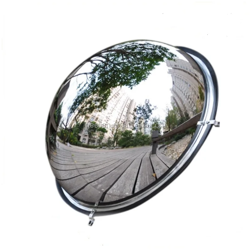 

Dome acrylic security convex mirror for eliminating blind spot traffic safty