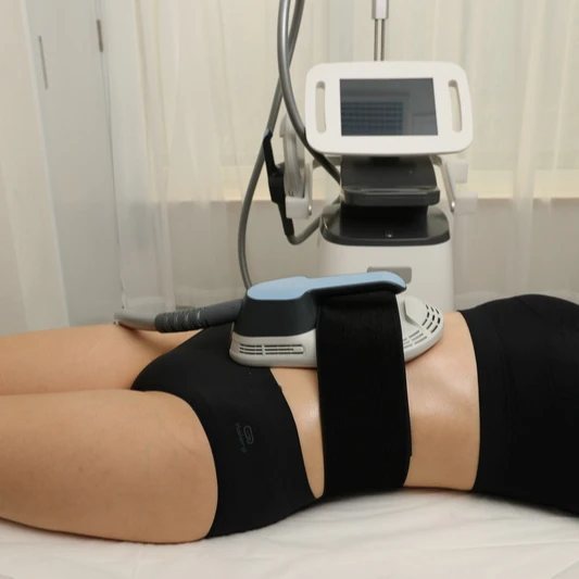 

OEM CE 10 tesla 2 handles muscle building 2020 New Body Sculpting Machine Fat Removal portable mini body Ems sculpting 360