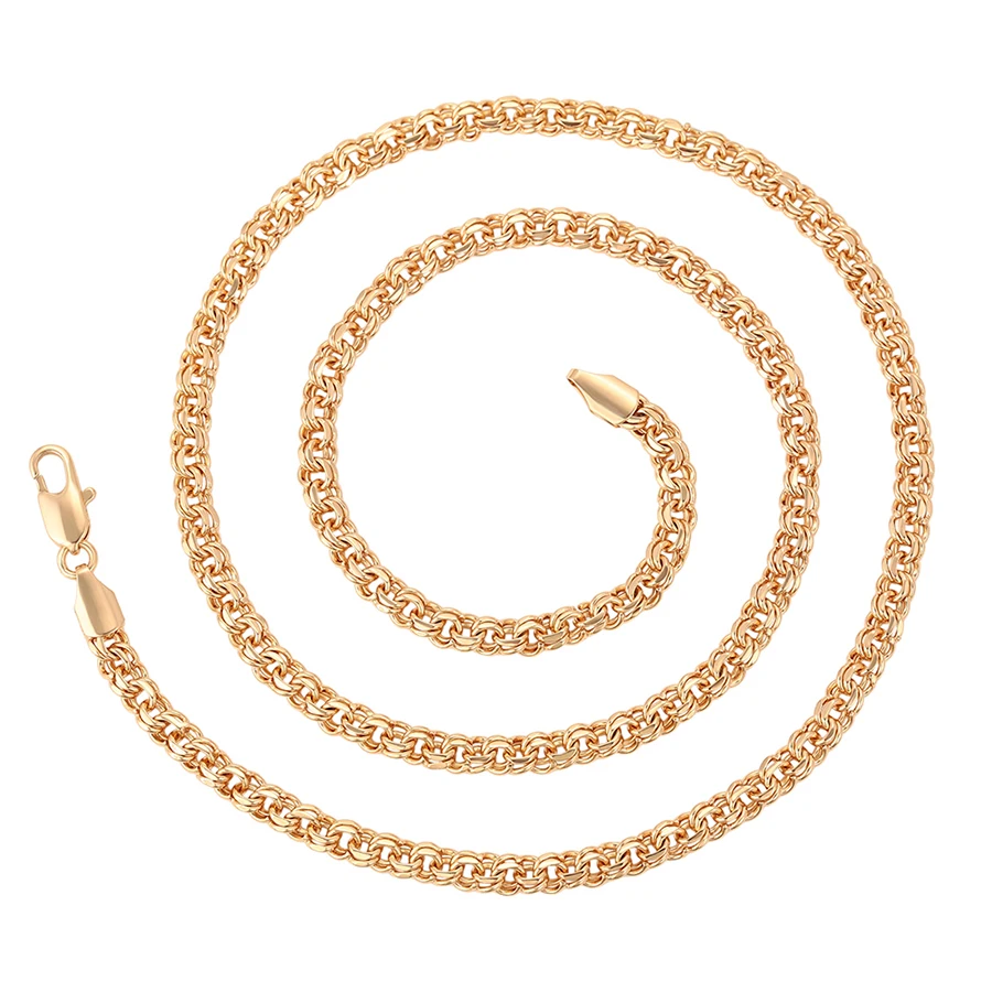 

46155 xuping 2019 latest elegant design18K gold plated heavy gold chain necklace