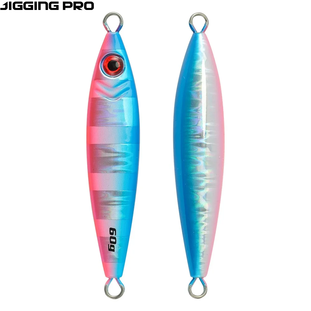 

Jigging pro Blade Shotel Jiging Lures 60g 80g Lead Saltwater Jig Metal Lure For seuelos de pesca Hard Fishing Lures