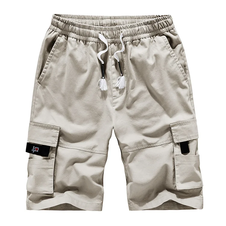 

Custom LOGO 2021 new men's camouflage outdoor loose multi-pocket overalls shorts casual shorts five-point pants 901, Customized color