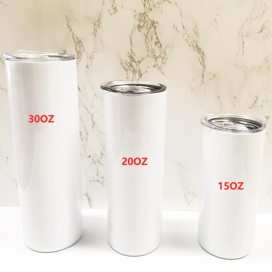 

Cheapest New Bulk 20 Oz Skinny Absolutely Blank Coated Stainless Steel Straight Sublimation Skinny Tumbler