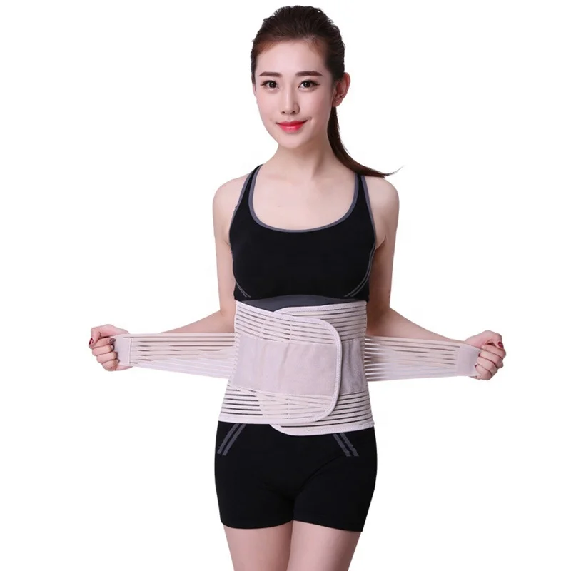 

New 2021 Custom Logo Wholesale Women Body Fitness Adjustable Sweat Belt Slimming Tummy Trainer Waist Trimmer For Men, Black + skin tone