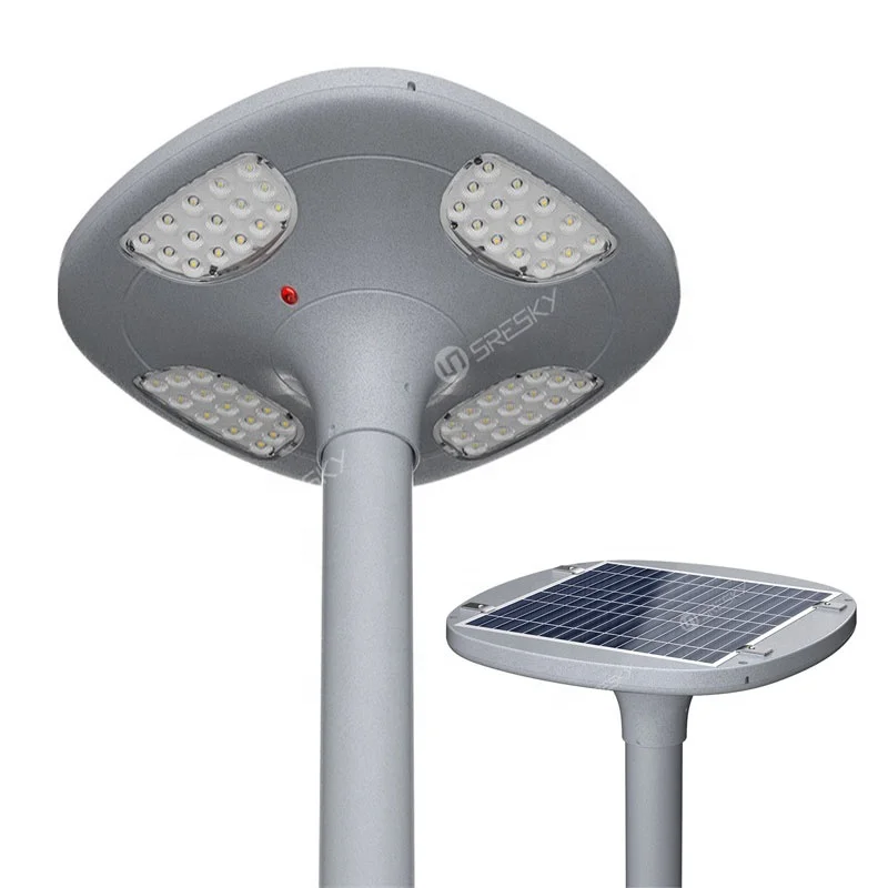 Round design outdoor solar powered led landscape lighting park light from China factory