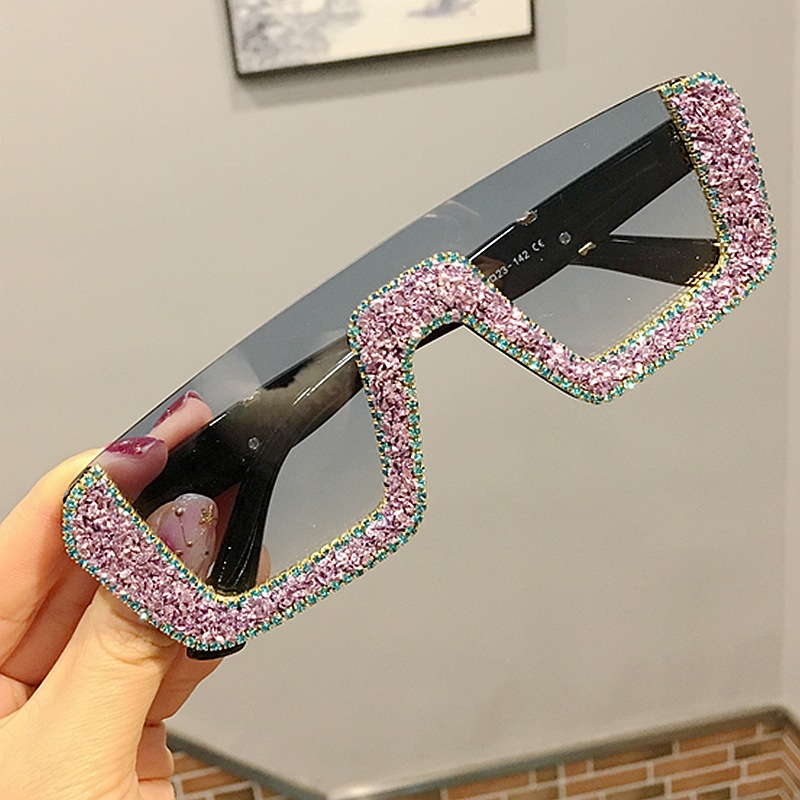 

fashion square diamond sunglasses bling bling sunglasses 2020 women square rhinestone sunglasses(EJG2204)
