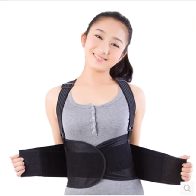 

Custom Logo Waist Straps for Sciatica Spinal Stenosis Scoliosis or Herniated Disc waist support, Black(color can be customized)