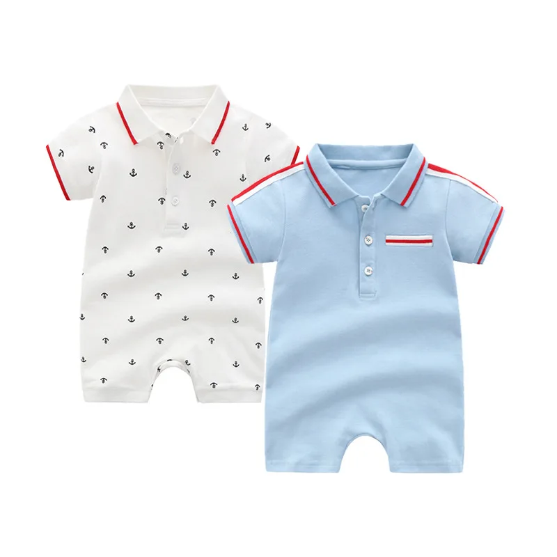 

Baby jumpsuits short-sleeved summer clothes for boys and infants and toddlers