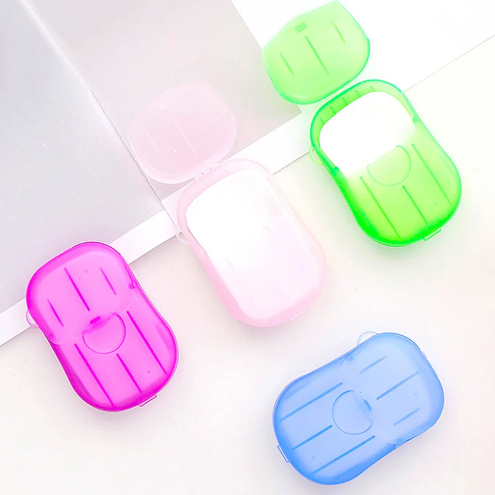 

Factory Wholesale Eco-friendly Plastic Case Women Adult Hands Washing Soap Paper//