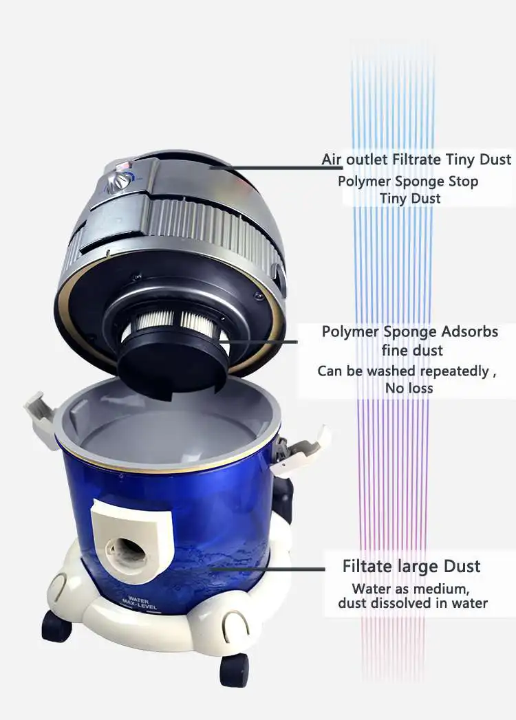 Best Clean Powerful Motor Water Filtration Wet And Dry Vacuum Cleaner