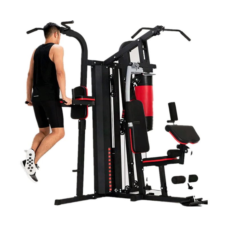 

2020 New design gym fitness equipment commercial multi gym 3 station home gym, Customized