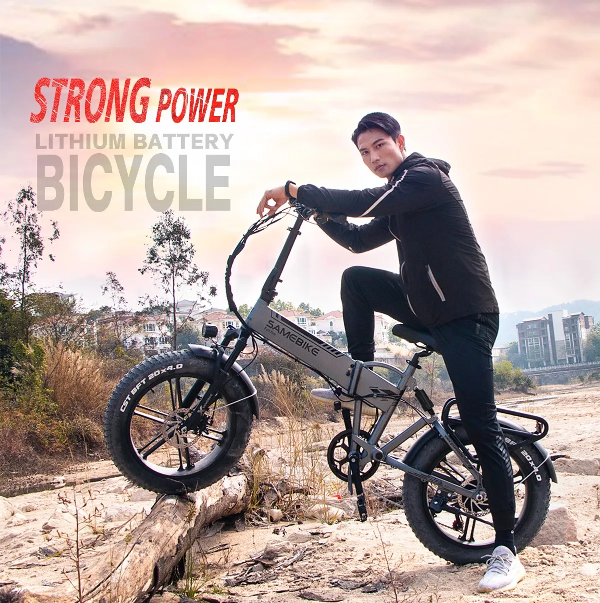 

Electric EBike 48V/8AH250W 7S Aluminum Frame Disc Brake fat Tires Foldable Electric Bicycle