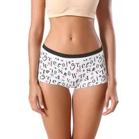 

Factory Wholesale Print Boxer Lady Underpants Everyday Wear Soft Nylon Boxer Boyshort Panties for Women