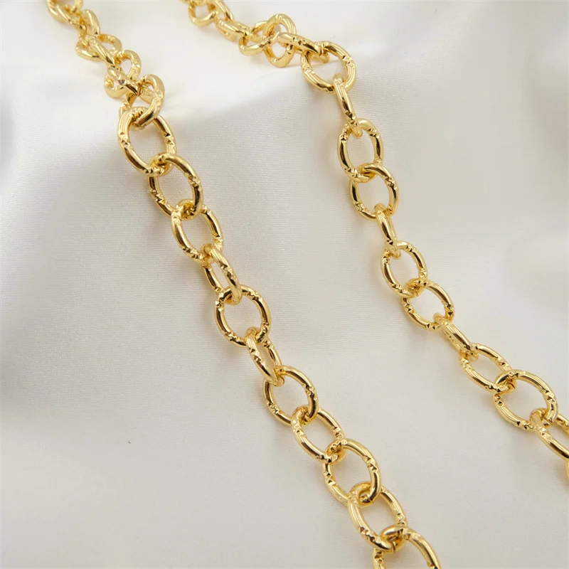 

wire for jewellery making chains gold plated 2021 for women gold filled chain roll