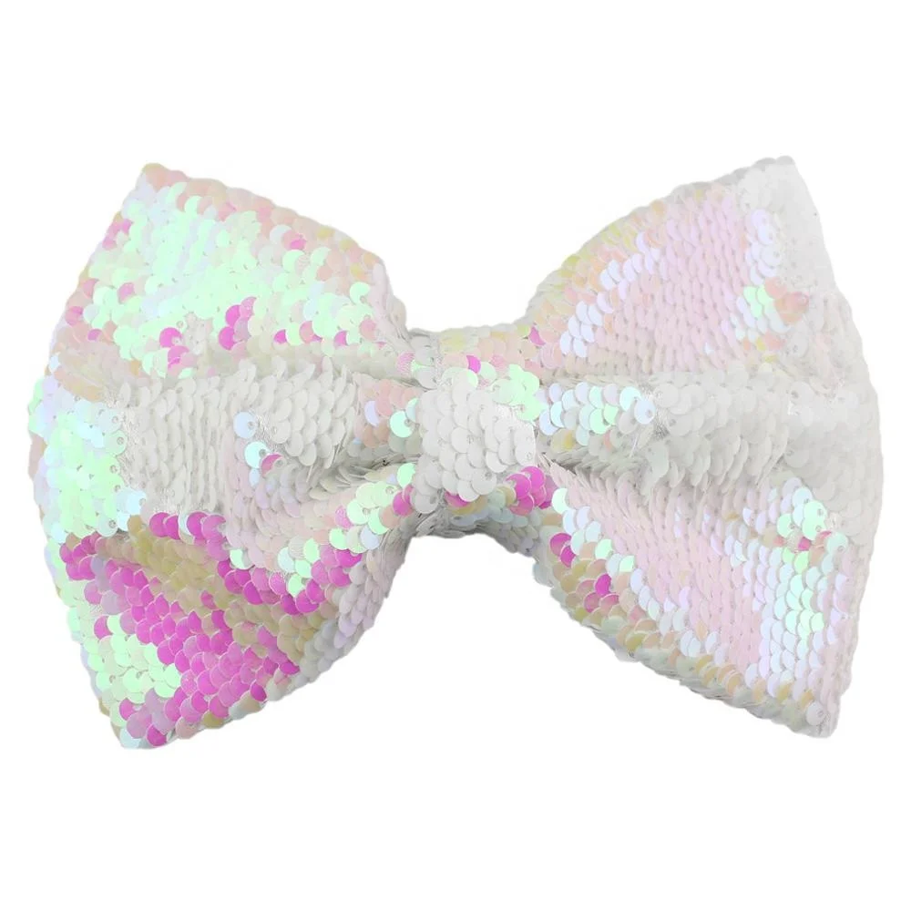 

Wholesale 7"Baby Girl Sequin Bow Custom Headband For Birthday Party, 19colors