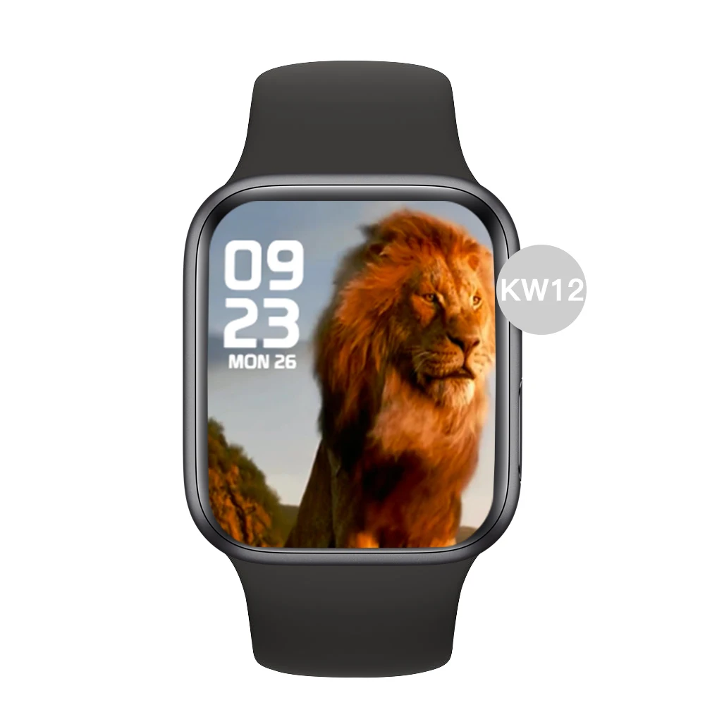 

KW12 phone calling Smart Watch with music play and dynamic clock faces Waterproof Fitness Clock 2021 HW22 smart watch OEM
