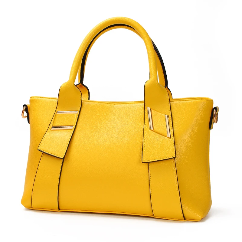 

Shengnuo Manufacturer Wholesale Litchi Grain Soft Leather Handbags Set For Ladies, Customizable