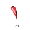 High Quality Custom Beautiful Design Polyester Teardrop Promotion Flying Feather Banner Beach Flag Fpr Sale