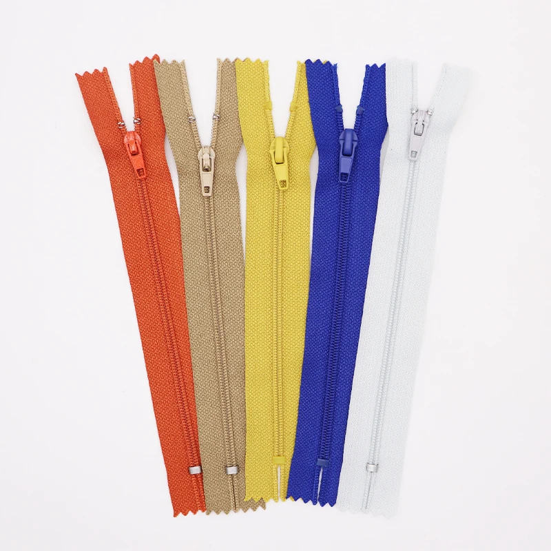 

size 3# close end nylon pants zipper spiral nylon short zipper, Custom-made