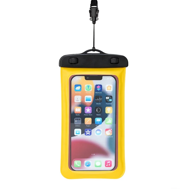 

YUANFENG Hot Sale ABS Clip Sealed PVC Cell Phone Pouch Waterproof Mobile Phone Bag With Armband